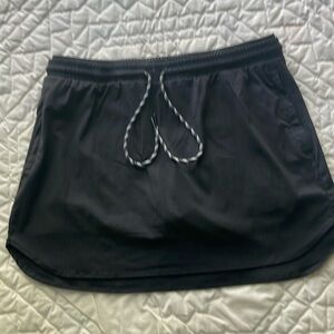 Skort Womans Size Large Solid Black